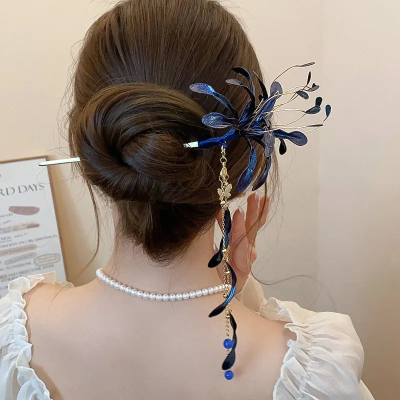 Handmade Spider Lily Hairpin