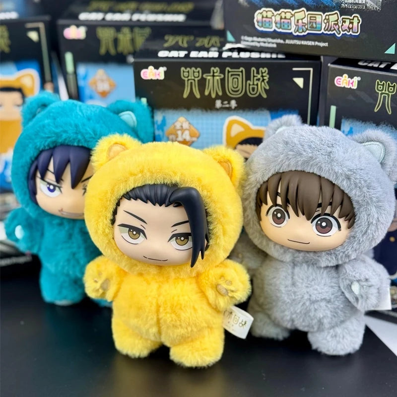 Jujutsu Kaisen Cat-Ear Plush (Labubu Style)