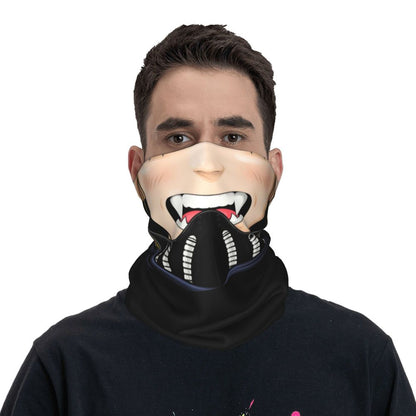 Bakugou Katsuki Logo X Bandana Winter Neck Warmer Windproof Wrap Face Scarf for Ski Boku No My Hero Academia Gaiter Headband