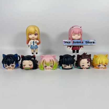 Demon Slayer Cat Figures