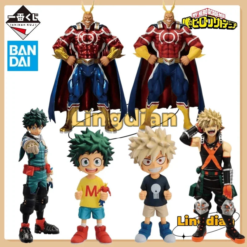 Brand New In Stock My Hero Academia Bandai All·Might Childhood Midoriya Izuku Bakugou Katsuki Anime PVC Boxed Model Dolls Toy