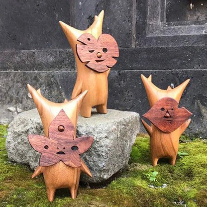 Wooden Korok Statue Decoration