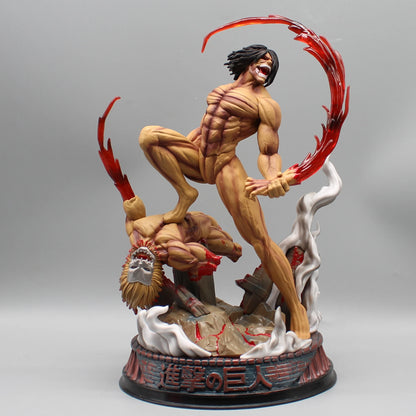 Eren vs. Armored Titan Figure