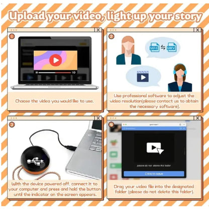 Sharingan Ball - Customizable Video Glass Ball