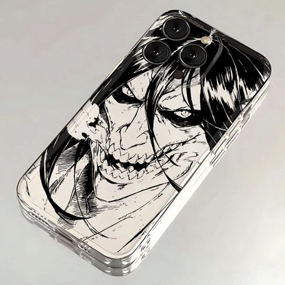 Anime Attack On Titan Hot Phone Case For Xiaomi Redmi Note 13 12 12C 11 10 10C 13C 10s 9 9A 9T 9CPro Max 4G 5G Transparent Cover