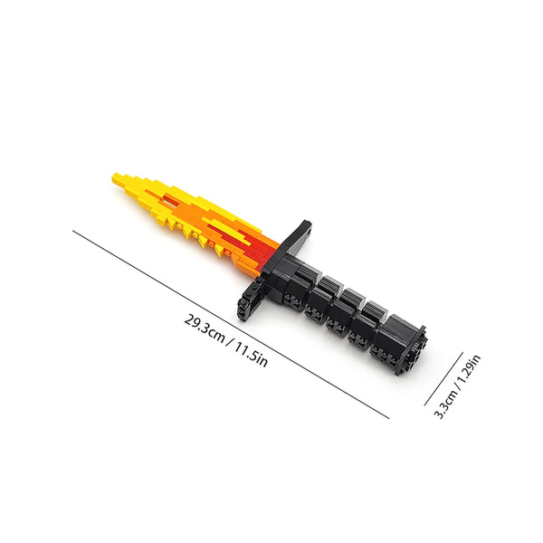 Rengoku Kyoujurou Flame Sword – Building Block Model Toy