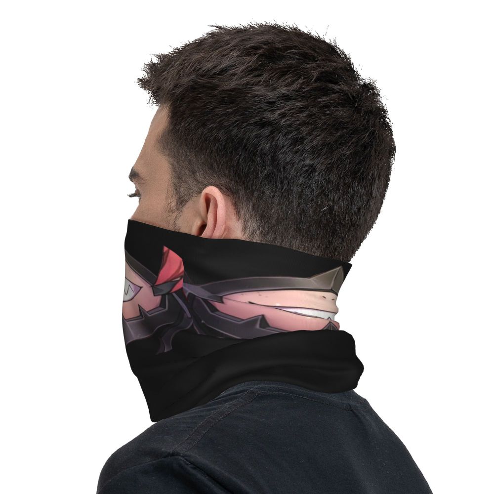 Bakugou Katsuki Logo X Bandana Winter Neck Warmer Windproof Wrap Face Scarf for Ski Boku No My Hero Academia Gaiter Headband
