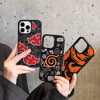 Naruto/Clouds/Kurama iPhone Cases