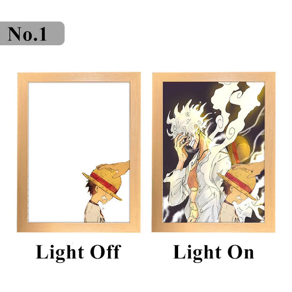 Luffy Gear 5 Light Painting