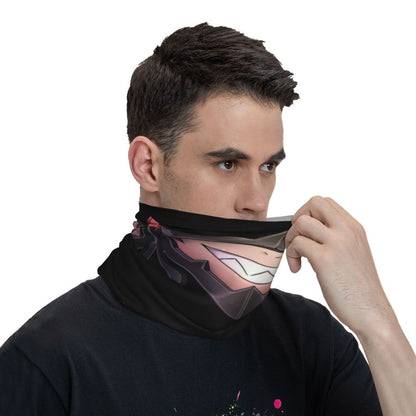 Bakugou Katsuki Logo X Bandana Winter Neck Warmer Windproof Wrap Face Scarf for Ski Boku No My Hero Academia Gaiter Headband