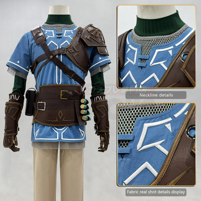 Link Breath of the Wild Cosplay Costume – Full Armor Outfit
