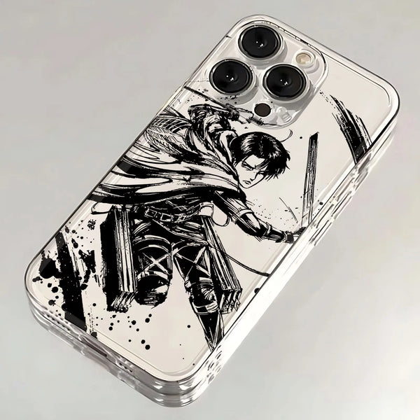 Anime Attack On Titan Hot Phone Case For Xiaomi Redmi Note 13 12 12C 11 10 10C 13C 10s 9 9A 9T 9CPro Max 4G 5G Transparent Cover
