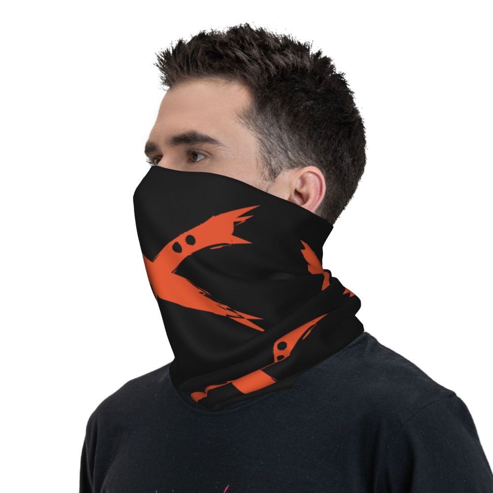 Bakugou Katsuki Logo X Bandana Winter Neck Warmer Windproof Wrap Face Scarf for Ski Boku No My Hero Academia Gaiter Headband