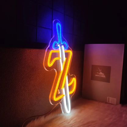 Legend of Zelda Master Sword Neon Light