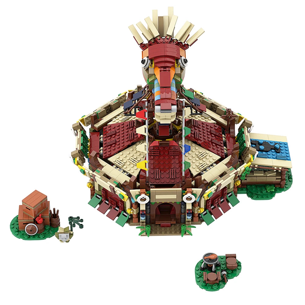 Zelda Horse Stable Building Block Set