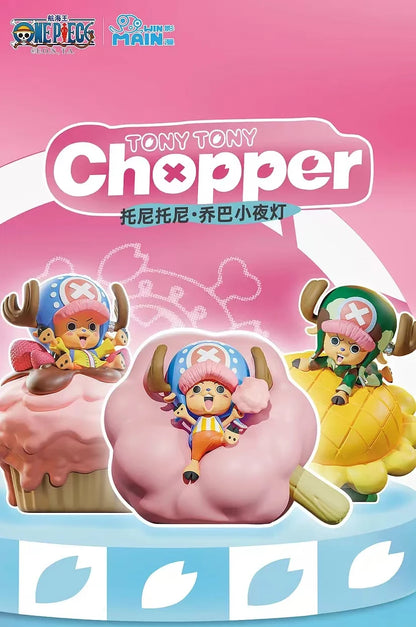 One Piece Night Light TonyTony Chooper Anime Figure Lamp Soft Light Bedroom Bedside LED Light Room Ornament Children Toys Gift