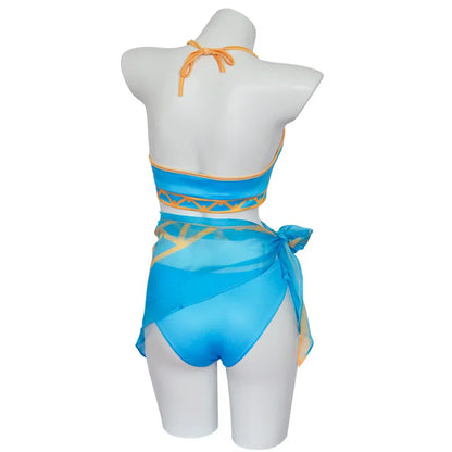 Zelda-Inspired Princess Swimsuit Set