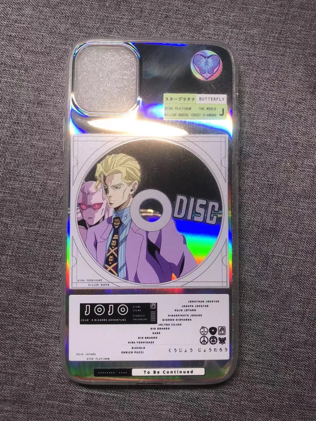 JJBA Holographic iPhone & Android Cases