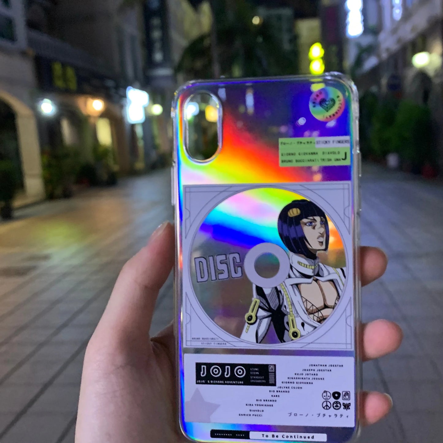 JJBA Holographic iPhone & Android Cases
