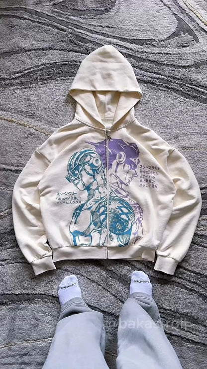 JJBA Zip-Up Hoodie