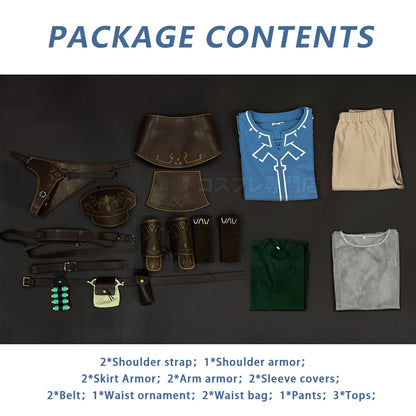 Link Breath of the Wild Cosplay Costume – Full Armor Outfit