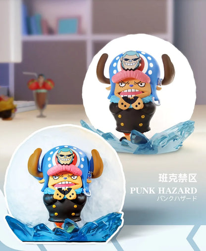 One Piece Night Light TonyTony Chooper Anime Figure Lamp Soft Light Bedroom Bedside LED Light Room Ornament Children Toys Gift