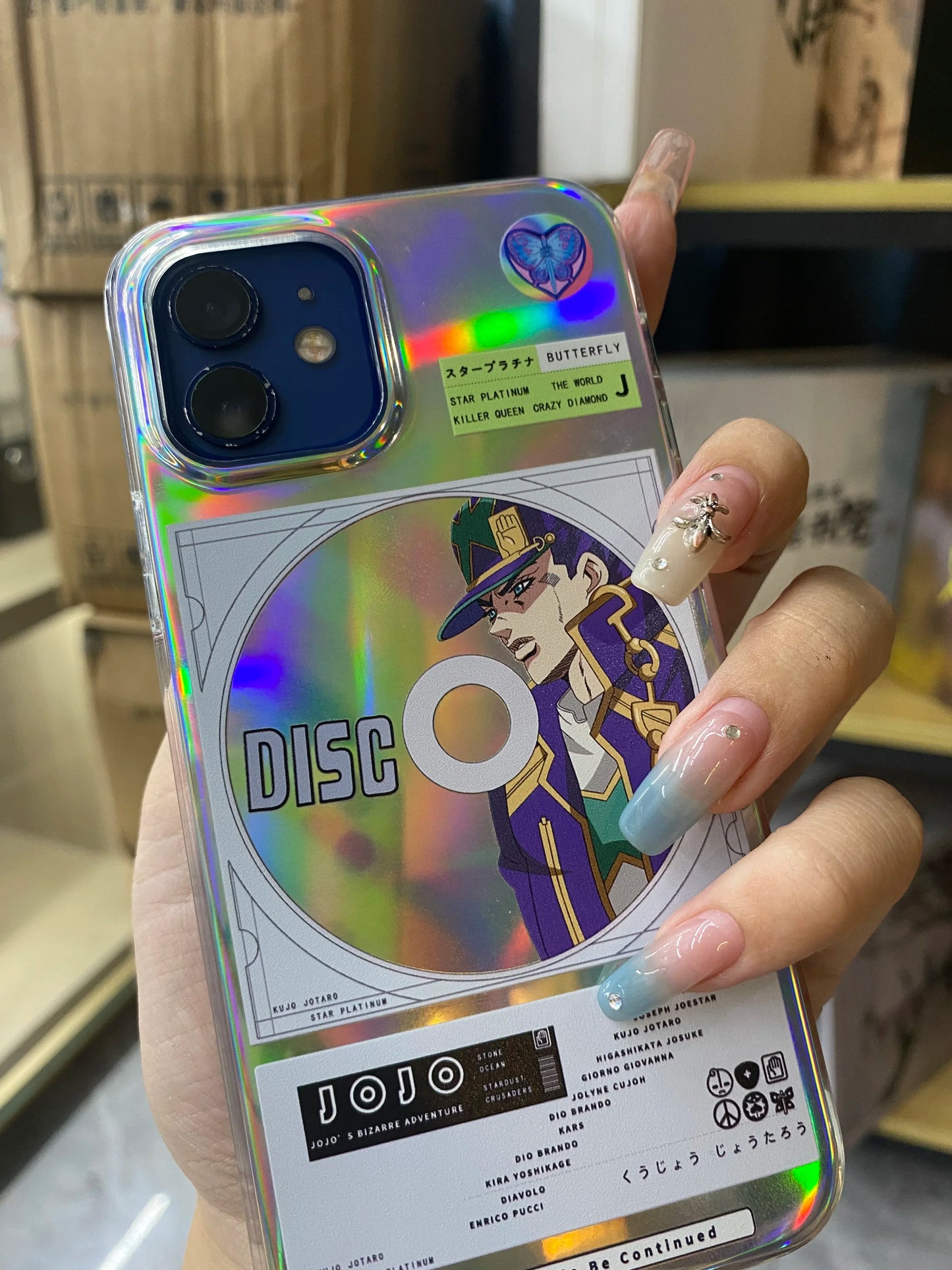 JJBA Holographic iPhone & Android Cases