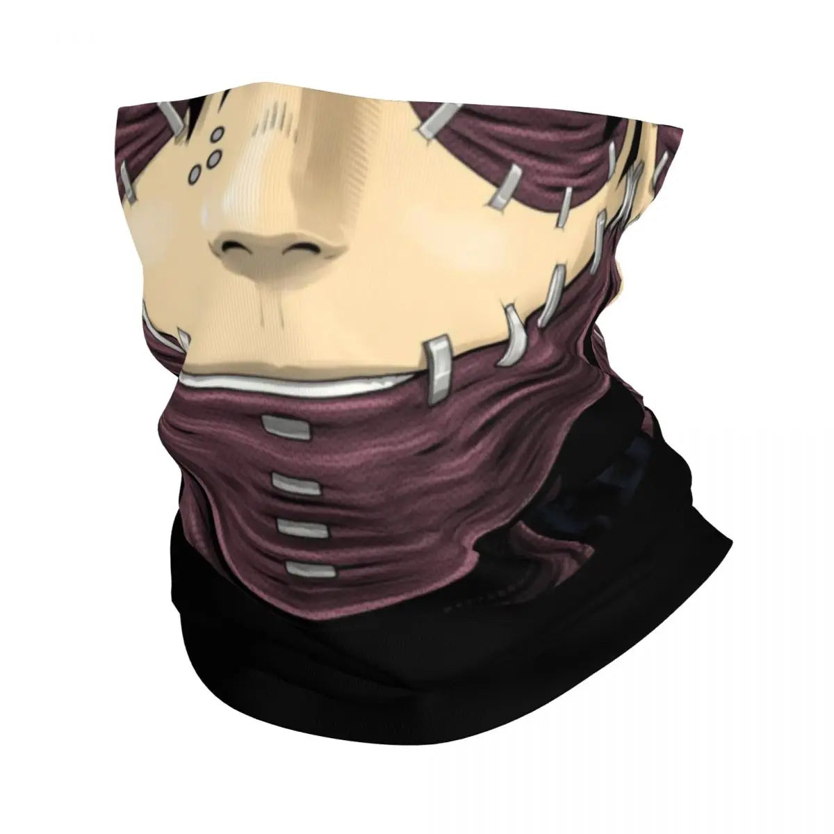 Bakugou Katsuki Logo X Bandana Winter Neck Warmer Windproof Wrap Face Scarf for Ski Boku No My Hero Academia Gaiter Headband