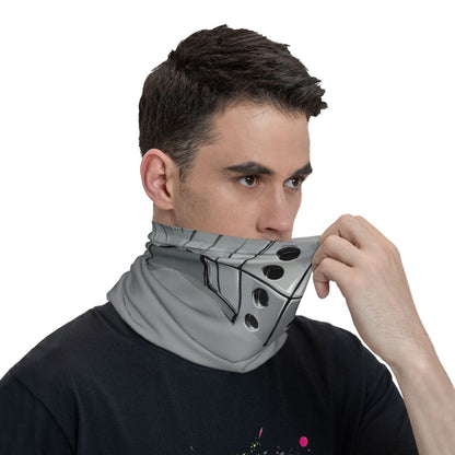 Bakugou Katsuki Logo X Bandana Winter Neck Warmer Windproof Wrap Face Scarf for Ski Boku No My Hero Academia Gaiter Headband
