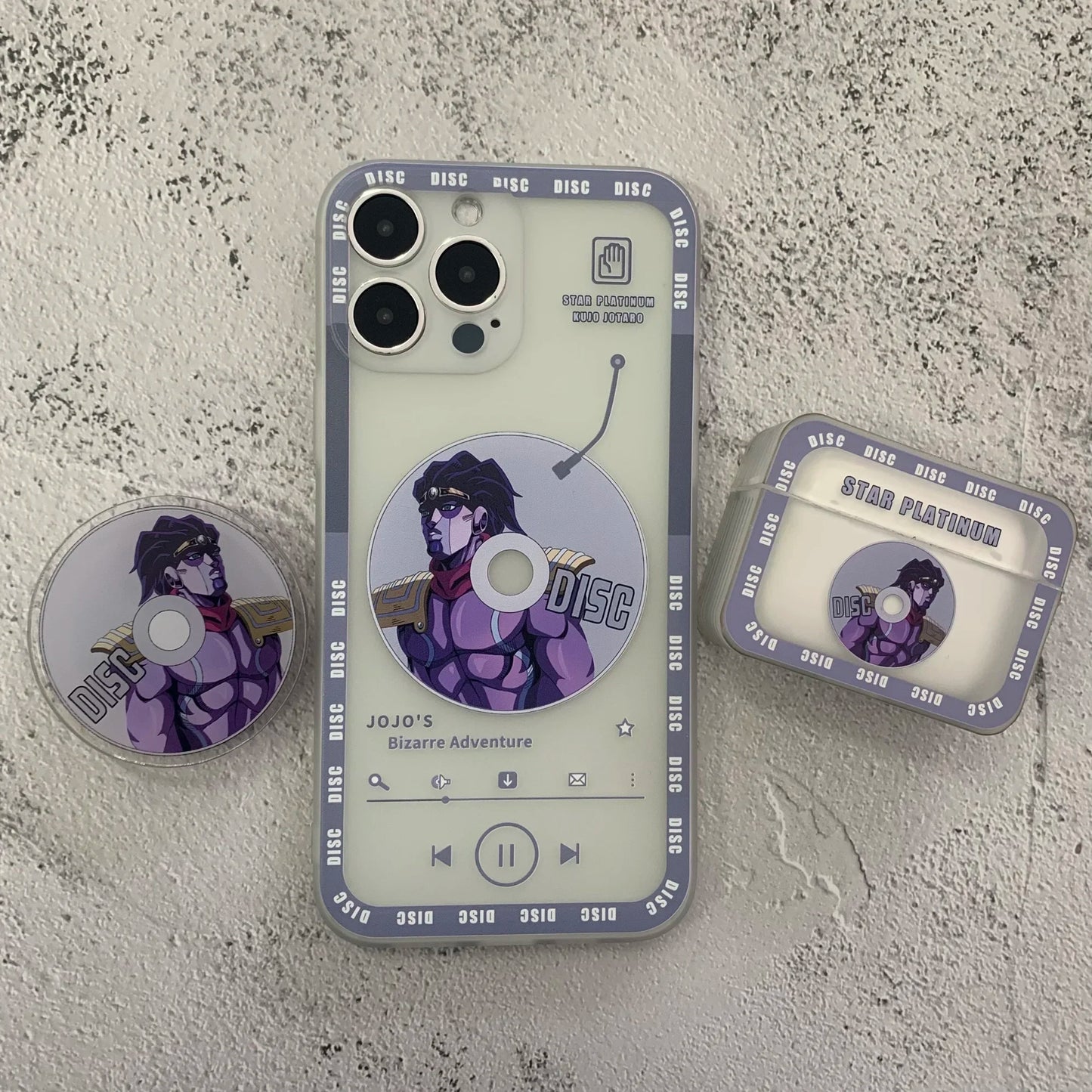 JJBA Holographic iPhone & Android Cases