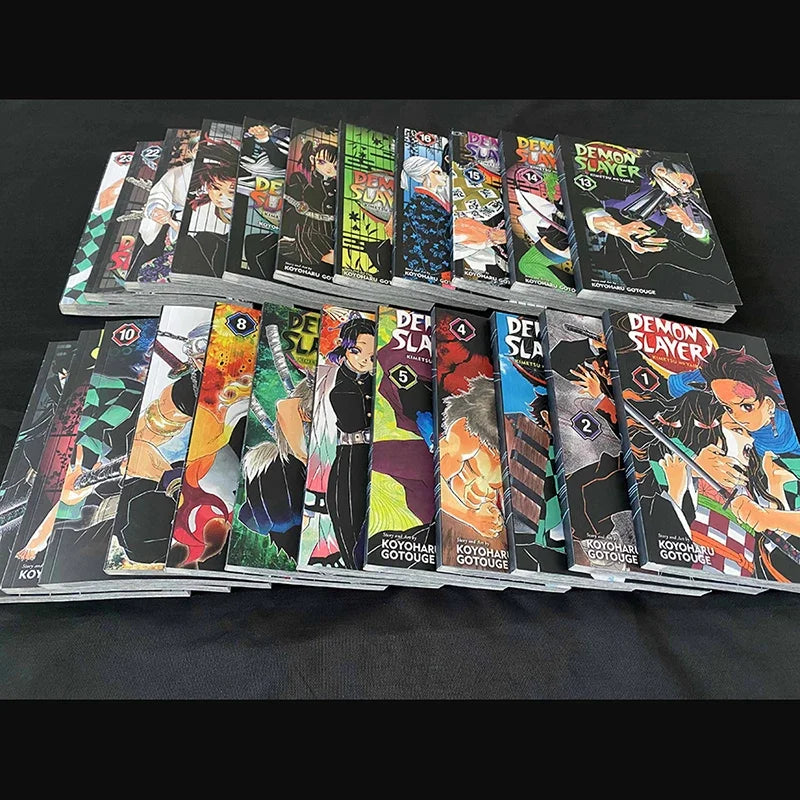 Demon Slayer Kimetsu No Vol 1-23 Yaiba Japan Youth Teen Fantasy Science Mystery Suspense Manga Comic Book Manga Books in English