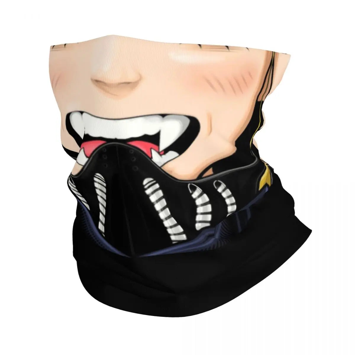 Bakugou Katsuki Logo X Bandana Winter Neck Warmer Windproof Wrap Face Scarf for Ski Boku No My Hero Academia Gaiter Headband