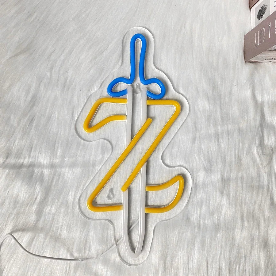 Legend of Zelda Master Sword Neon Light