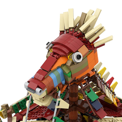 Zelda Horse Stable Building Block Set