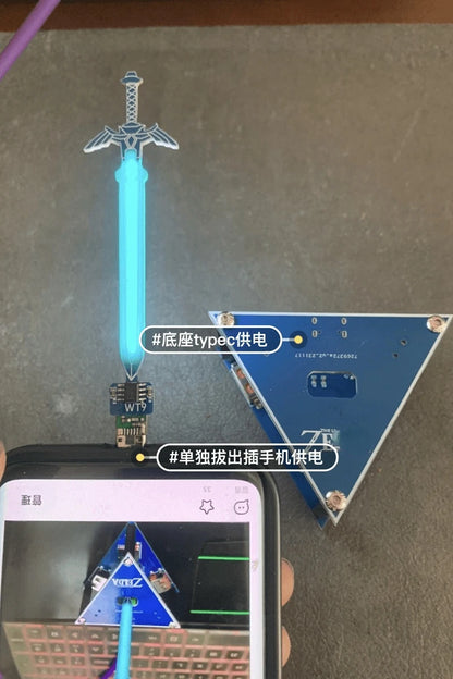 Legends Zeldas Figures Master Sword Night Light LED Lamp Creative 3D Game Prop Model Toy Anime fans Birthday Gift Christmas Gift