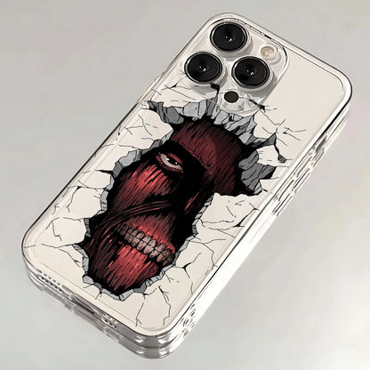 Anime Attack On Titan Hot Phone Case For Xiaomi Redmi Note 13 12 12C 11 10 10C 13C 10s 9 9A 9T 9CPro Max 4G 5G Transparent Cover