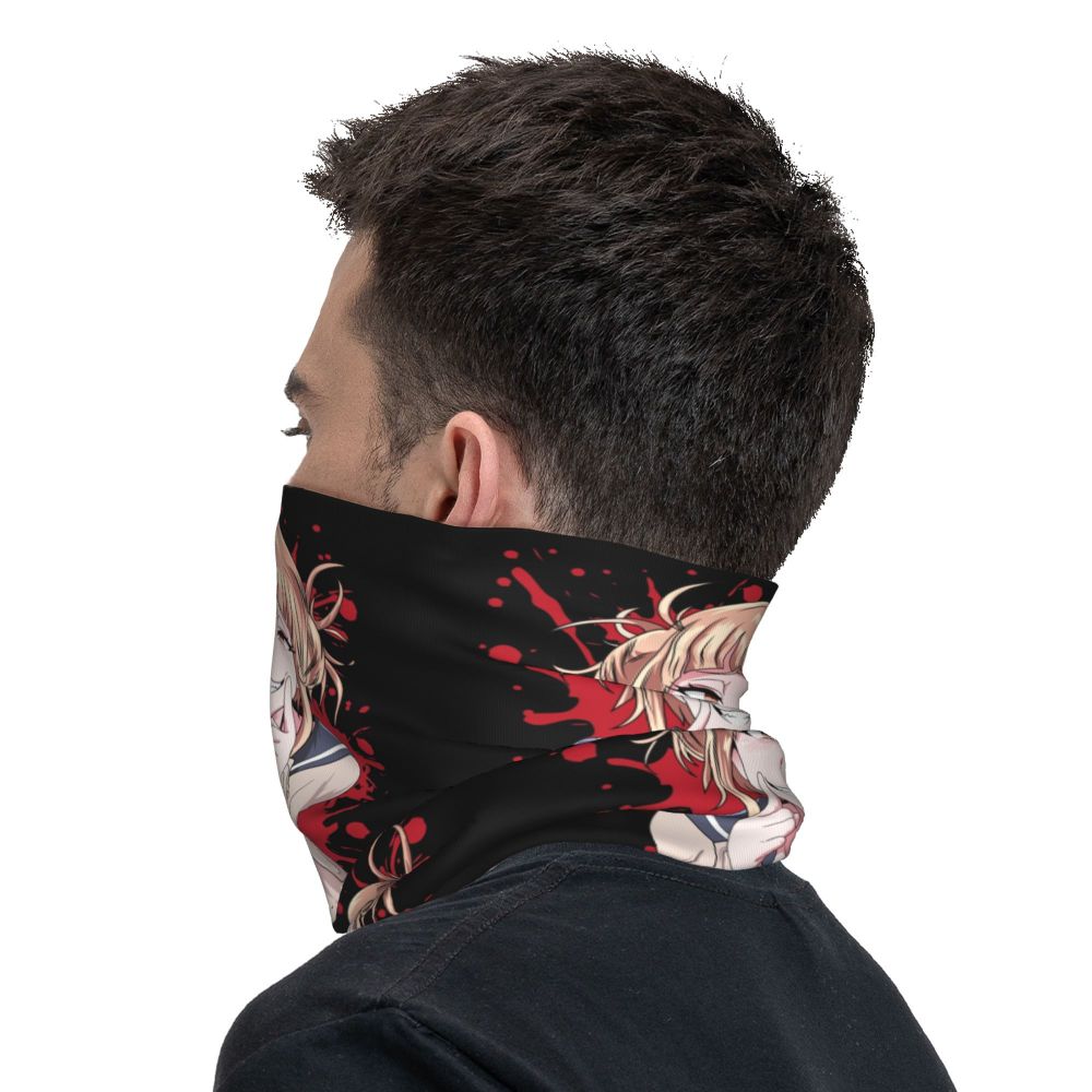 Bakugou Katsuki Logo X Bandana Winter Neck Warmer Windproof Wrap Face Scarf for Ski Boku No My Hero Academia Gaiter Headband