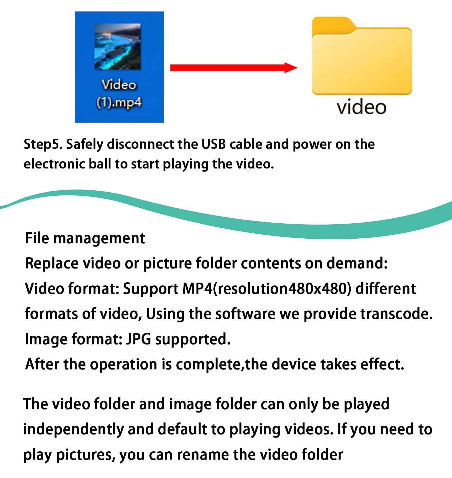 Sharingan Ball - Customizable Video Glass Ball