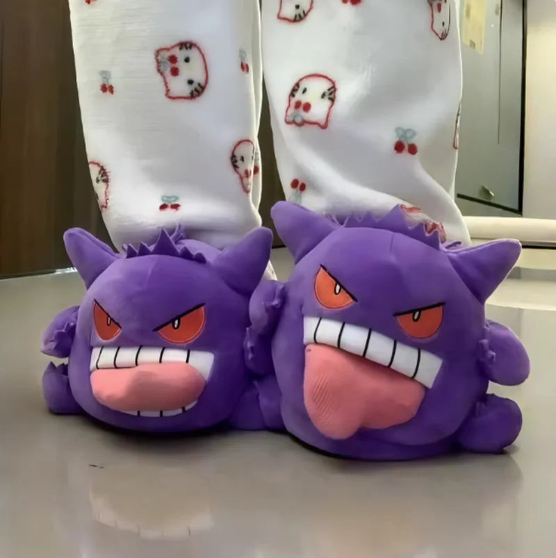 Gengar Plush Slippers