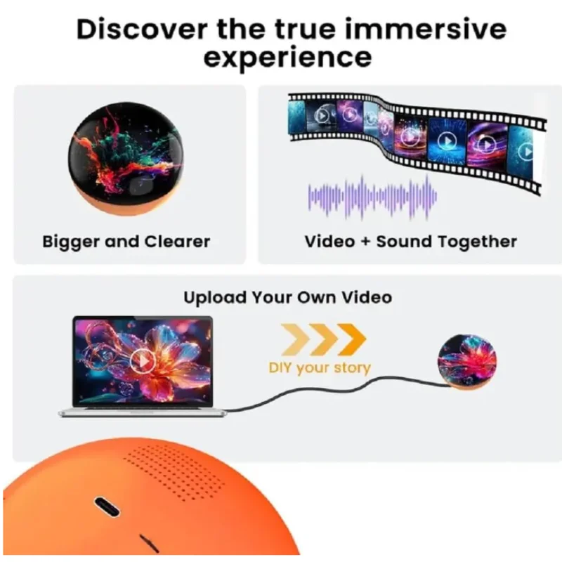 Sharingan Ball - Customizable Video Glass Ball