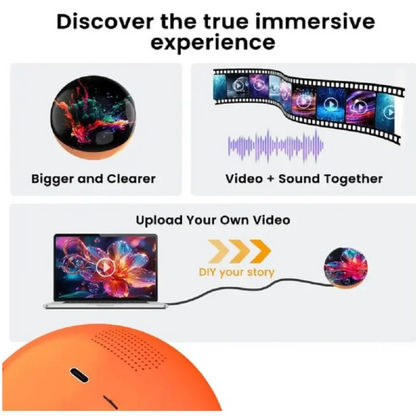 Sharingan Ball - Customizable Video Glass Ball