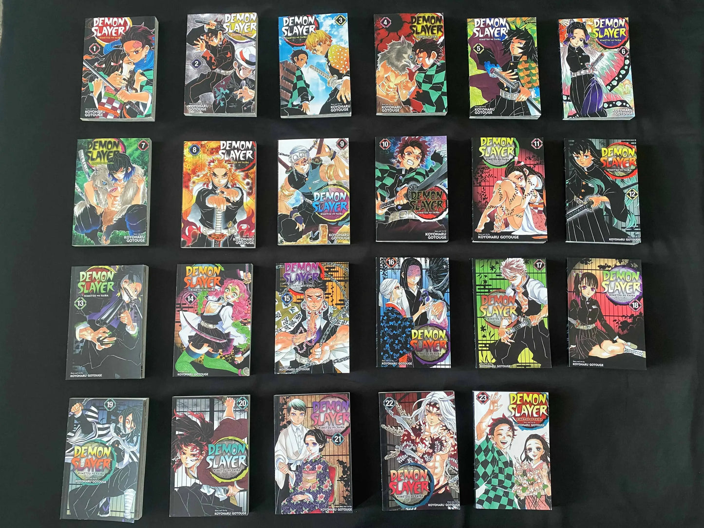Demon Slayer Kimetsu No Vol 1-23 Yaiba Japan Youth Teen Fantasy Science Mystery Suspense Manga Comic Book Manga Books in English