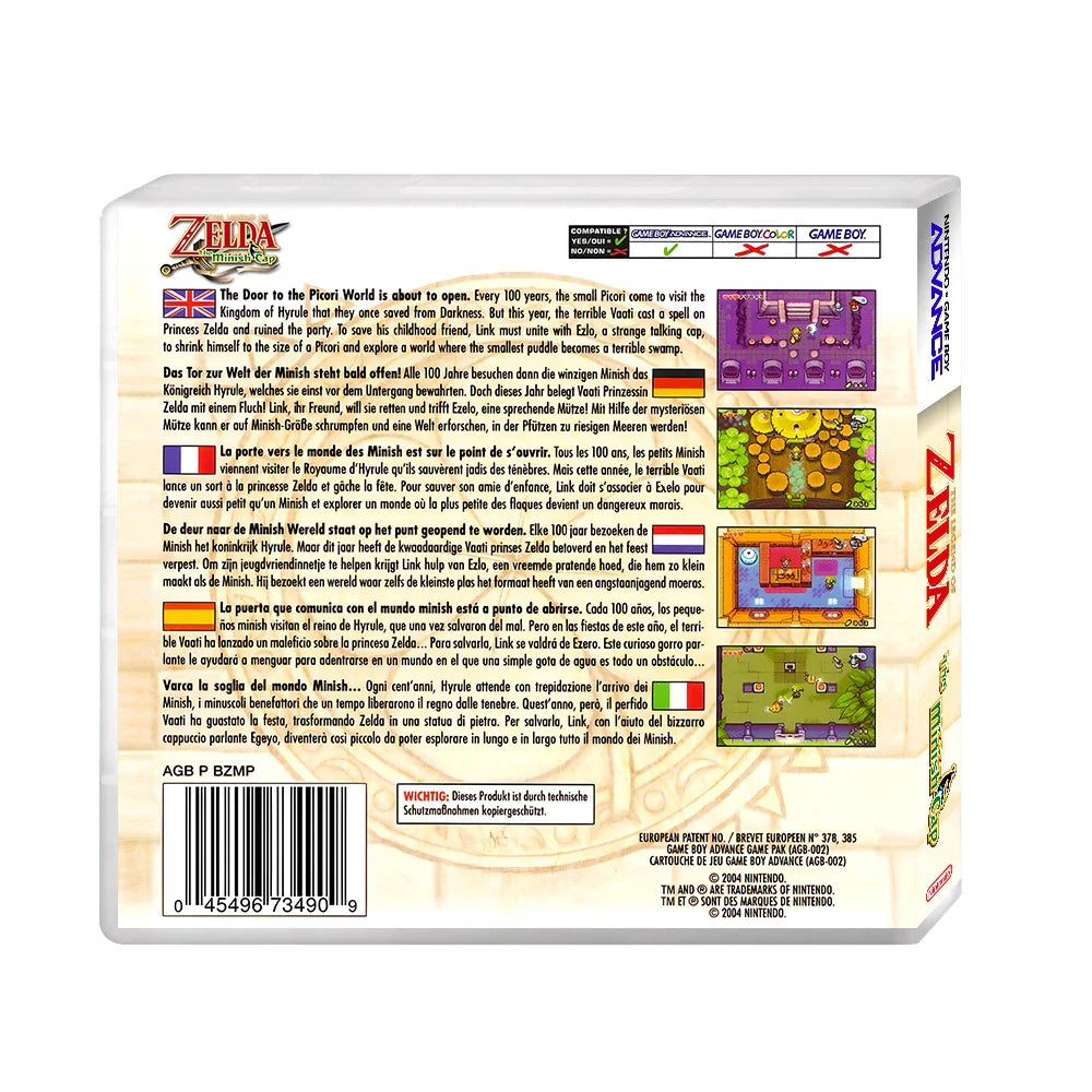 Zelda: The Minish Cap GBA Replica Card