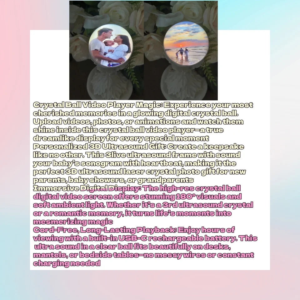 Sharingan Ball - Customizable Video Glass Ball