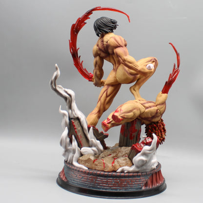 Eren vs. Armored Titan Figure