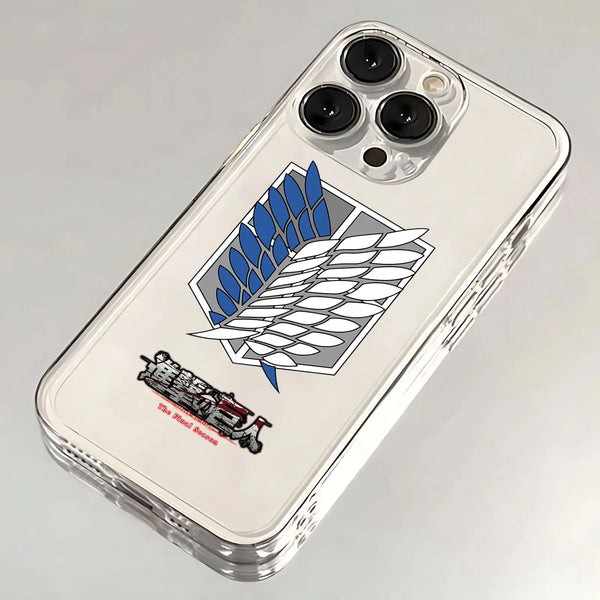 Anime Attack On Titan Hot Phone Case For Xiaomi Redmi Note 13 12 12C 11 10 10C 13C 10s 9 9A 9T 9CPro Max 4G 5G Transparent Cover