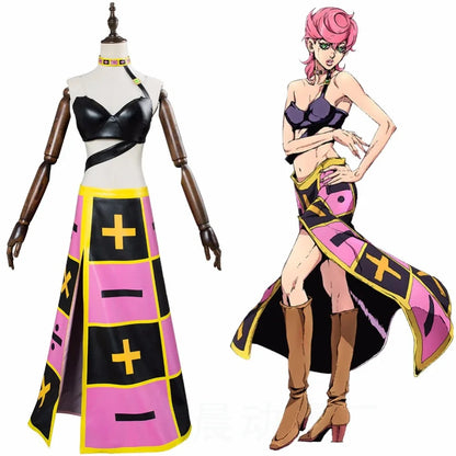 Golden Wind Trish Una Cosplay Costume