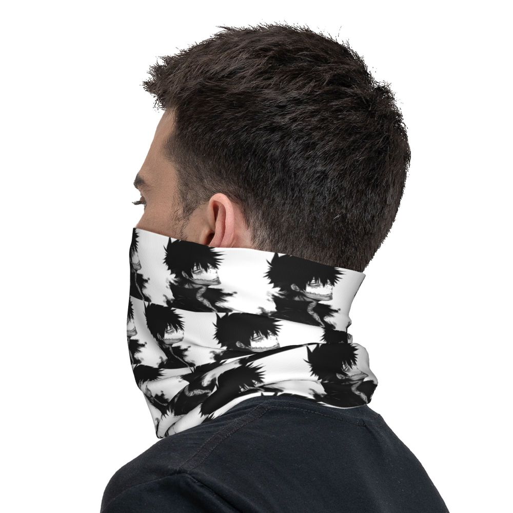 Bakugou Katsuki Logo X Bandana Winter Neck Warmer Windproof Wrap Face Scarf for Ski Boku No My Hero Academia Gaiter Headband
