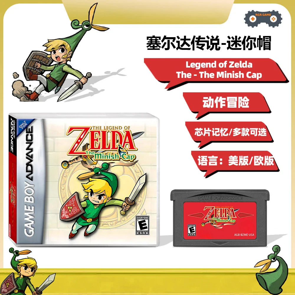 Zelda: The Minish Cap GBA Replica Card – Animeancy