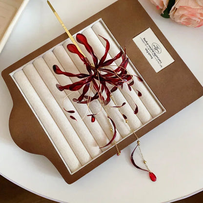 Handmade Spider Lily Hairpin